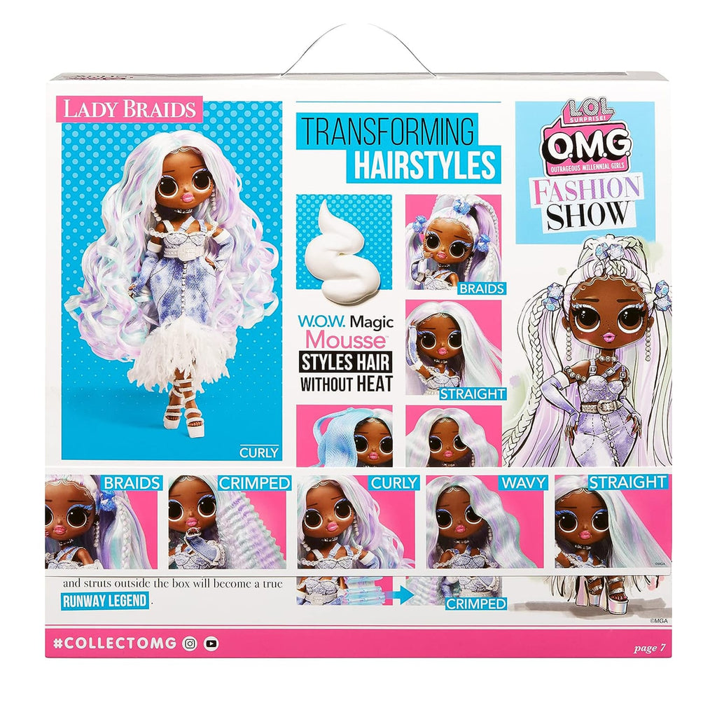 LOL Surprise OMG Fashion Show Hair Edition - Lady Braids, product image 7