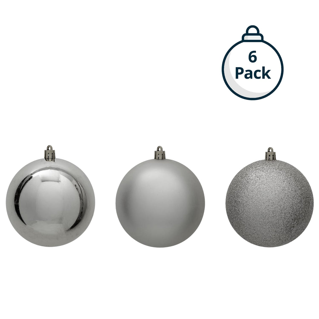 Festive Feeling 10cm Christmas Bauble 6 Pack, product image 6