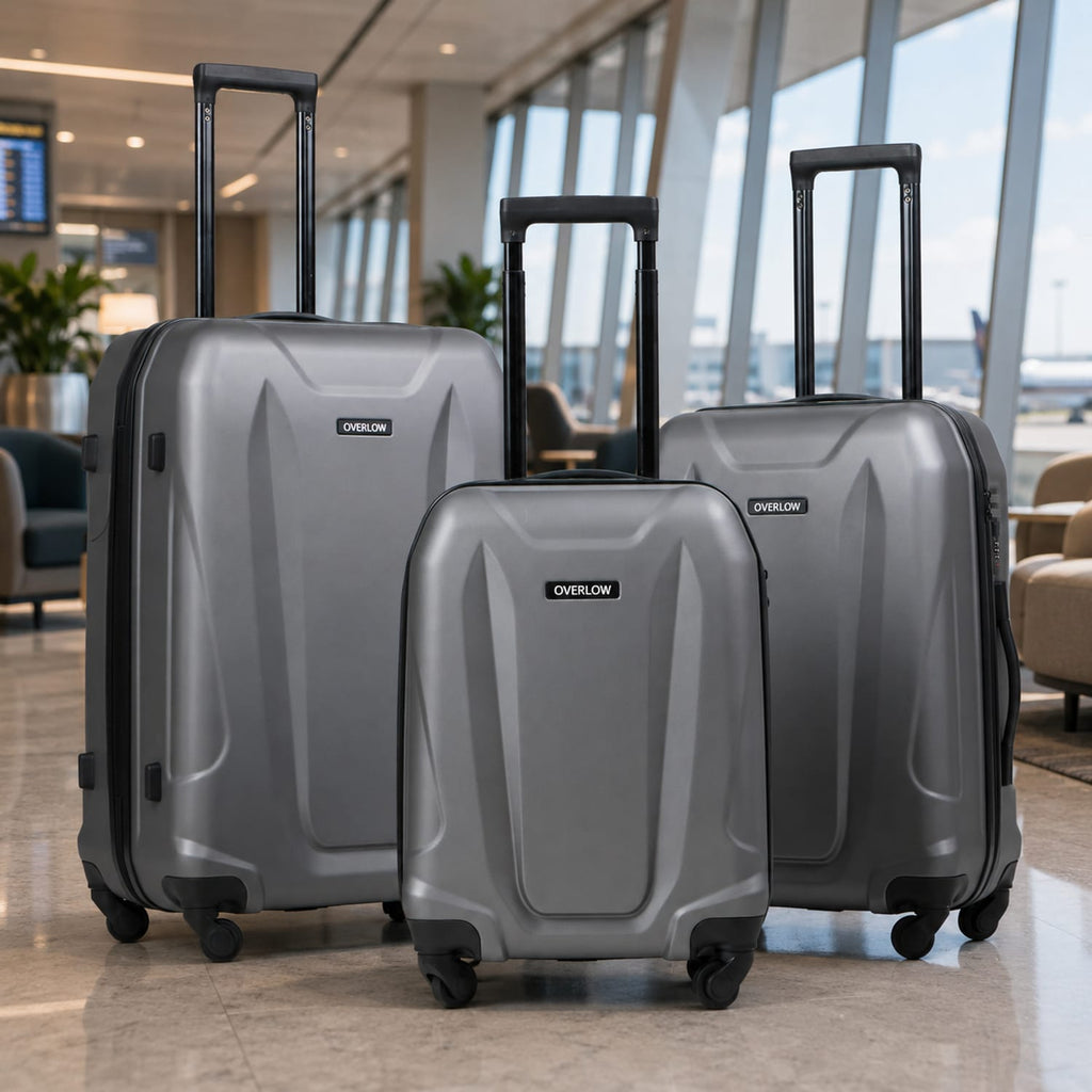 Overlow Suitcase Set Of 3 - Grey