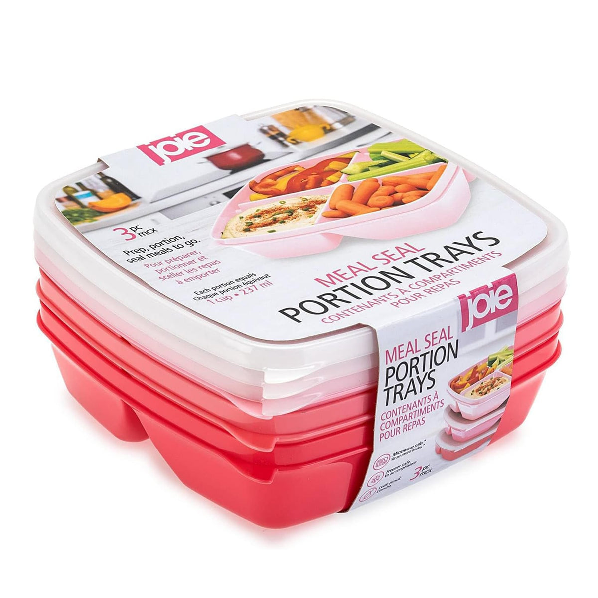 Joie Meal Seal Bento Box 3PC - Pink