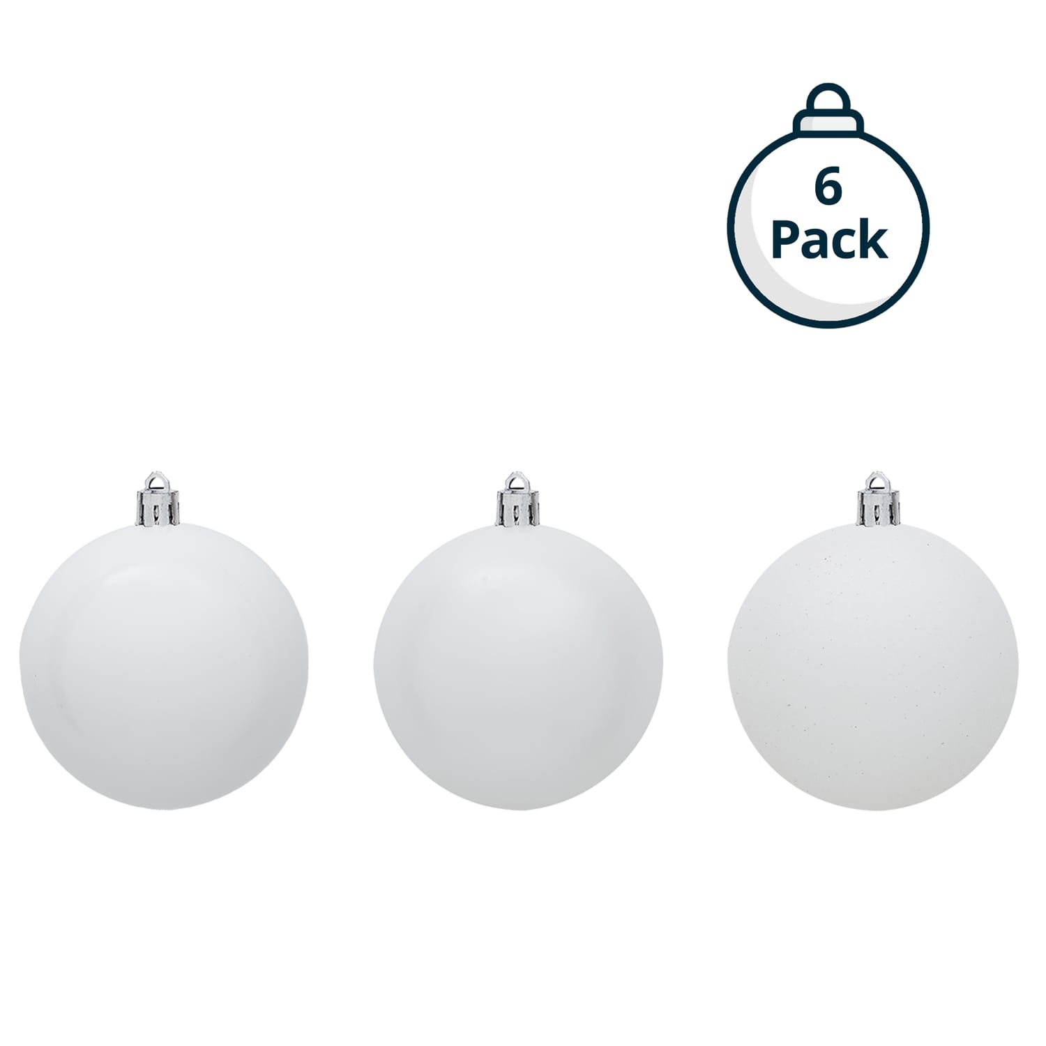 Festive Feeling 10cm Christmas Bauble 6 Pack, product image 4