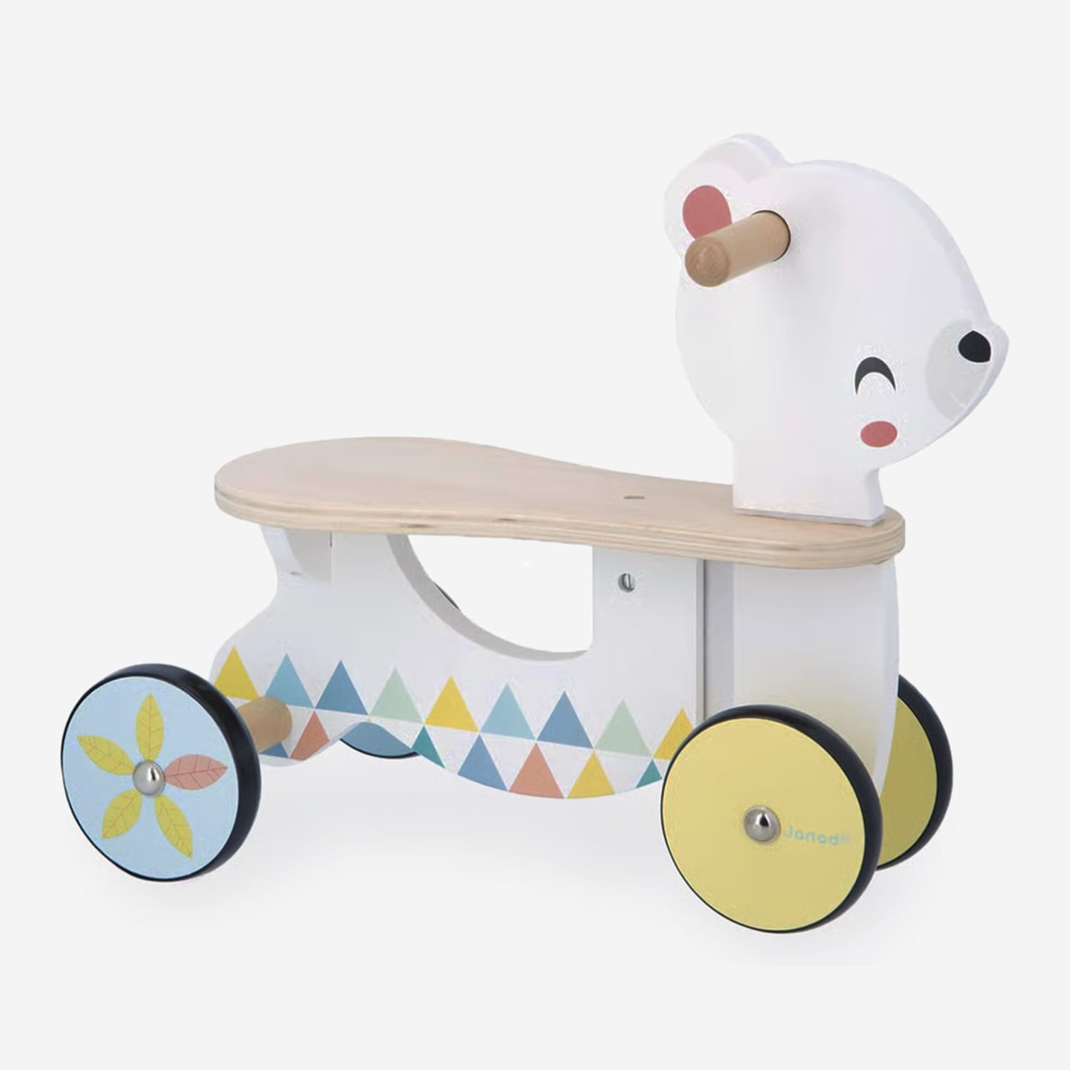 Janod Wooden Ride On Baby Bear Carrier