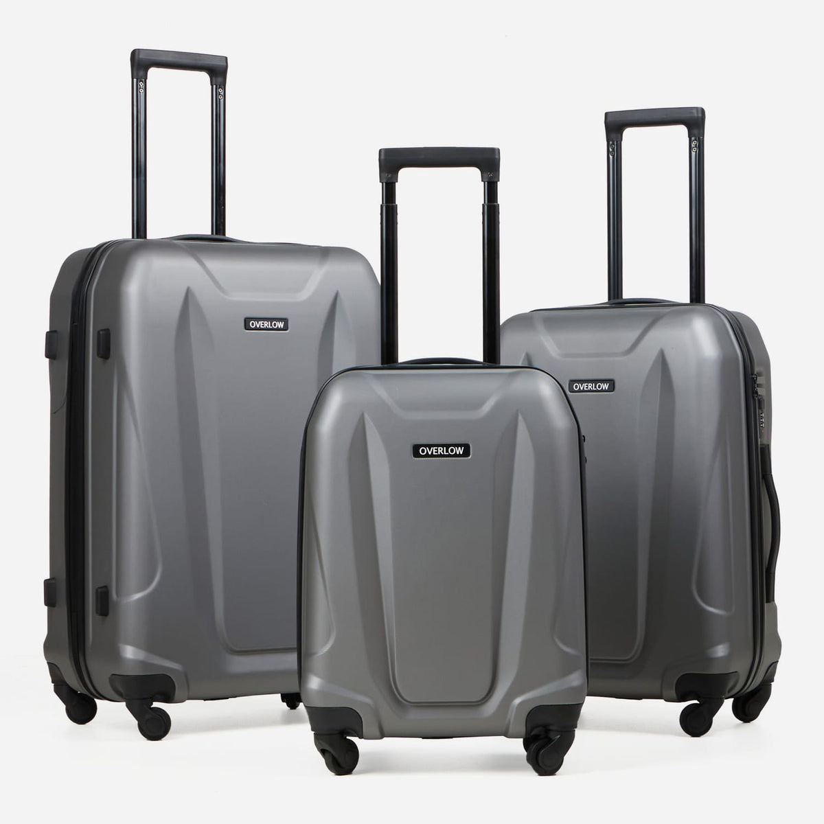 Overlow Suitcase Set Of 3 - Grey, product image 2