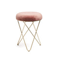 Home Collections Velvet Metal Footstool, product image 7