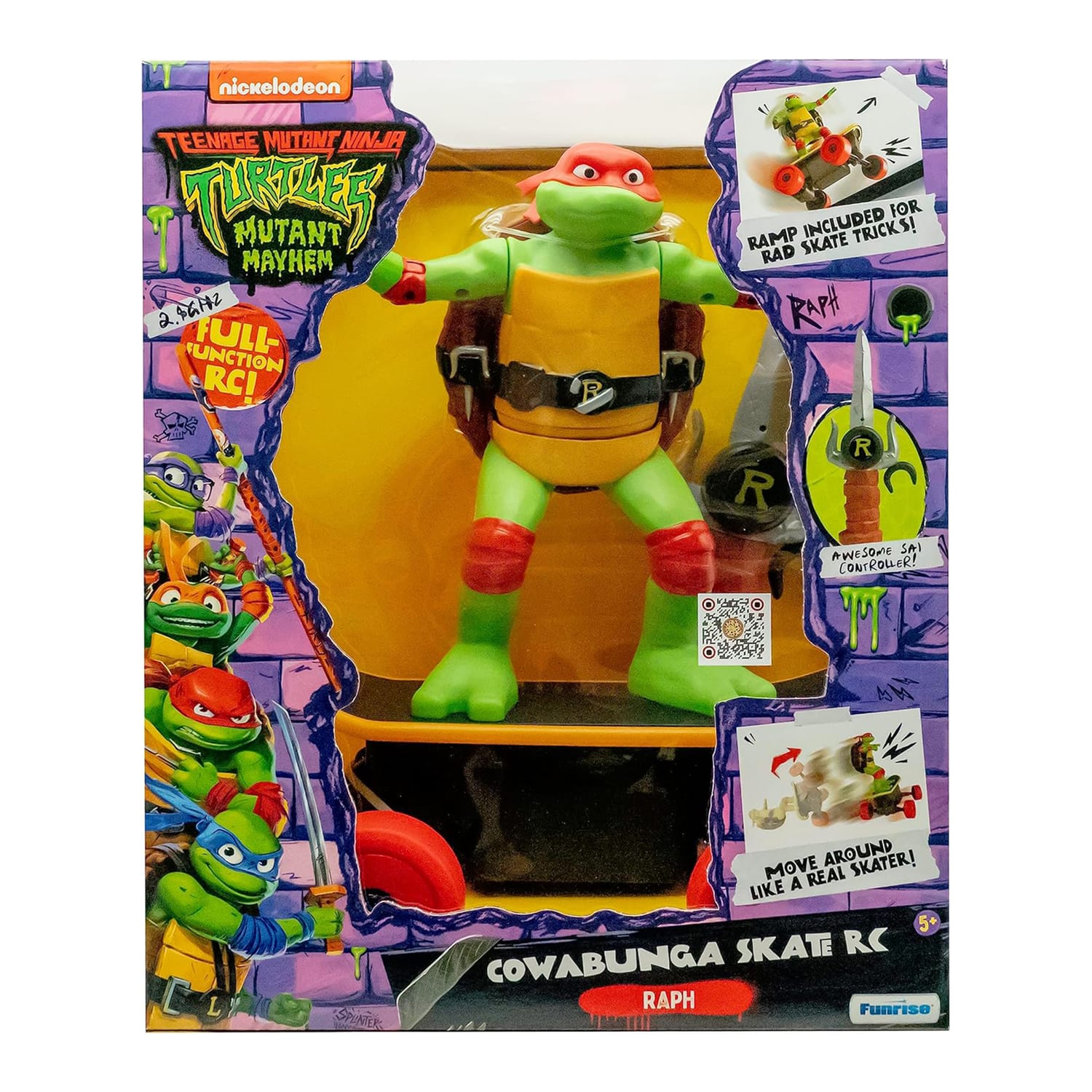 Teenage Mutant Ninja Turtles Cowabunga Skate RC - Raph, product image 2