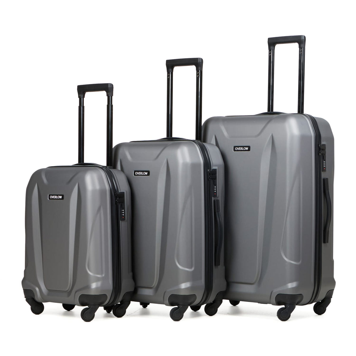 Overlow Suitcase Set Of 3 - Grey, product image 3