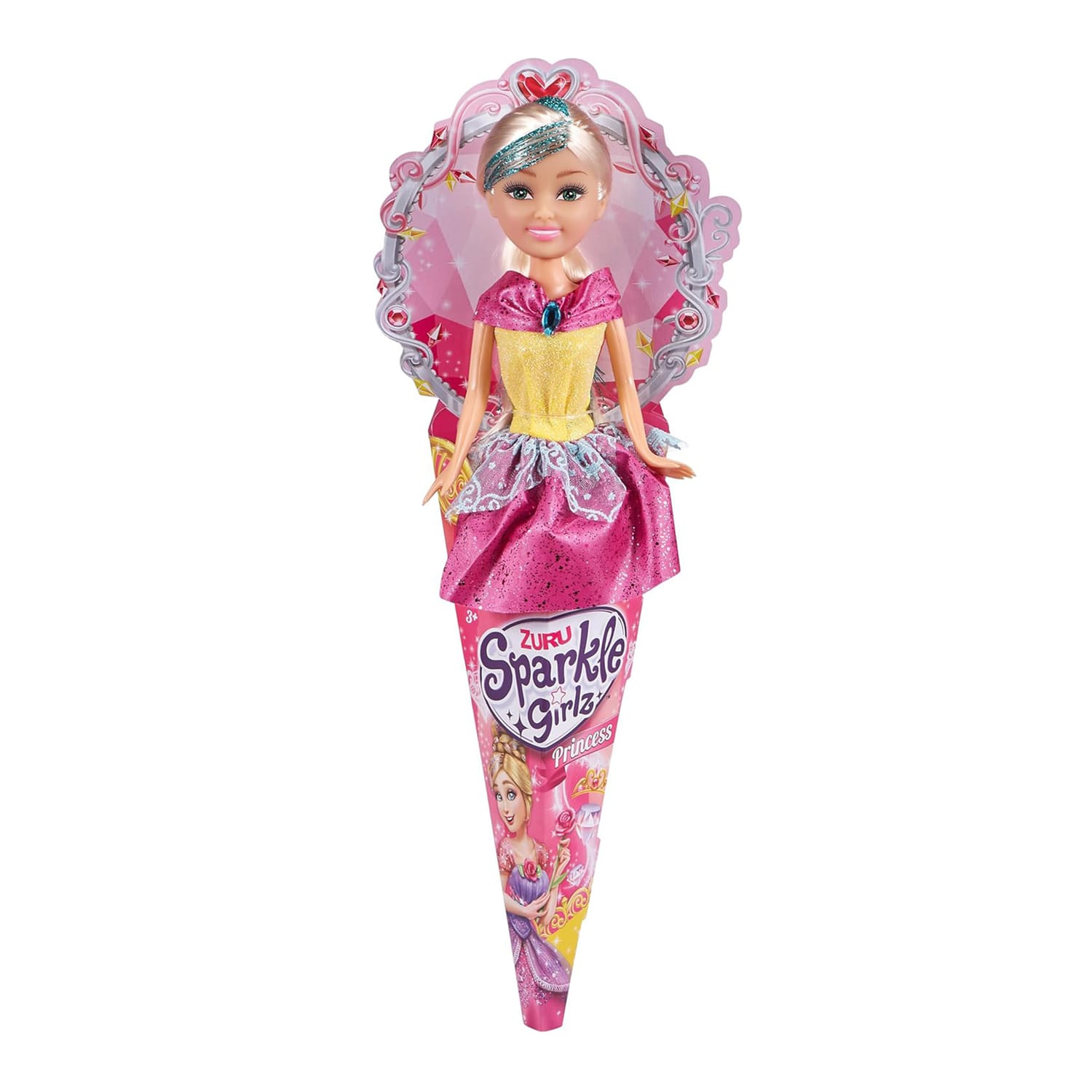 Zuru Sparkle Girlz Princess Doll Cones 10" - Assorted, product image 5