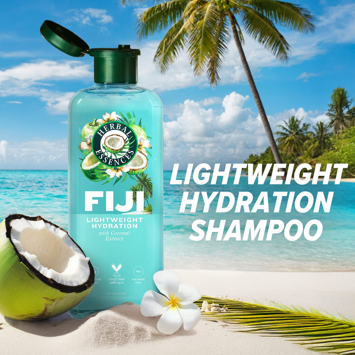Herbal Essences Fiji Lightweight Hydration Shampoo 350ml, product image 7