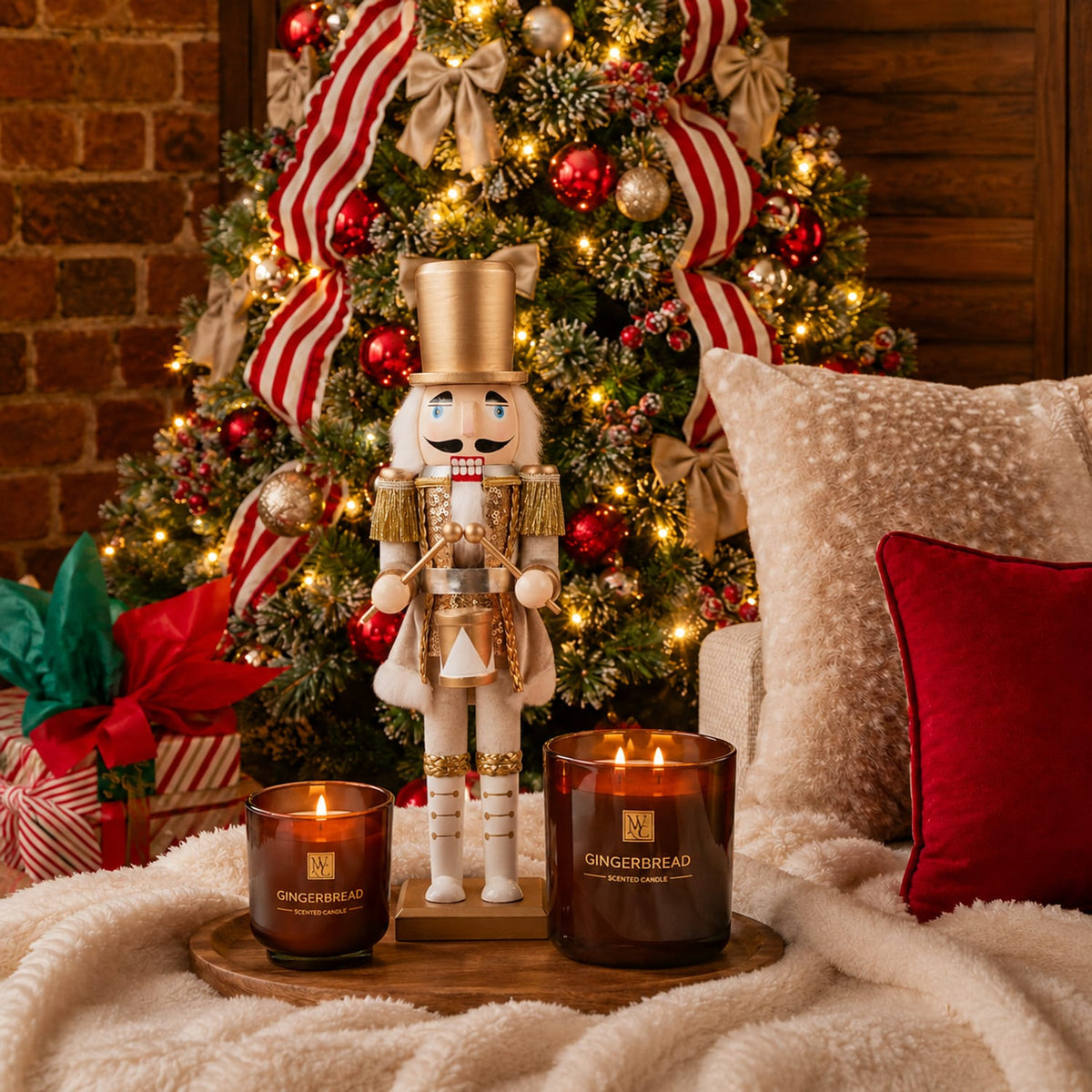 Festive Feeling Wooden Christmas Nutcracker 38cm, product image 3