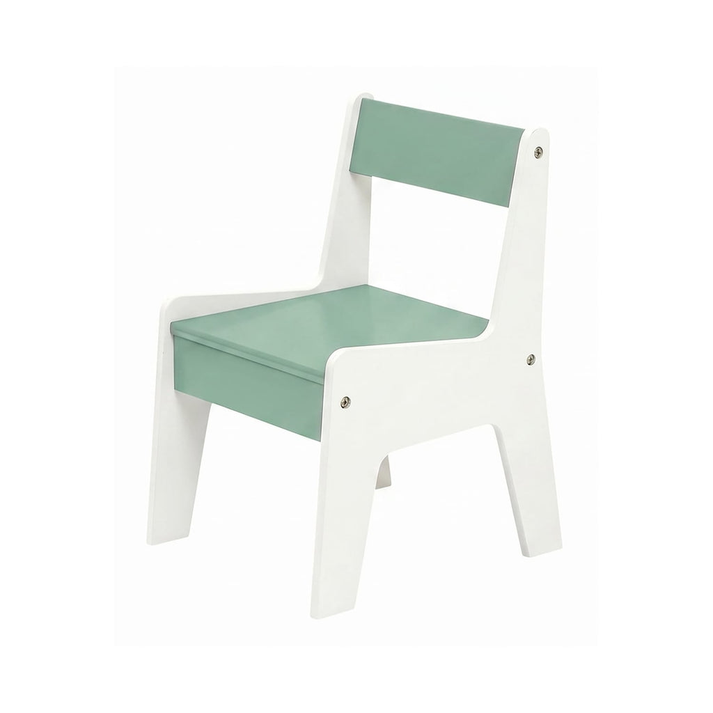 Liberty House Toys Kids Bookshelf Table And Chair - White & Forest Green, product image 16