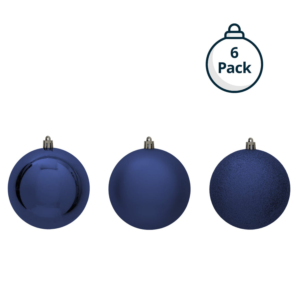 Festive Feeling 10cm Christmas Bauble 6 Pack, product image 8