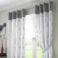 Alan Symonds Tahlia Lined Embroidered Ring Top Curtains, product image 3