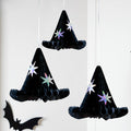 Hallow Scream Hanging Witch Hats